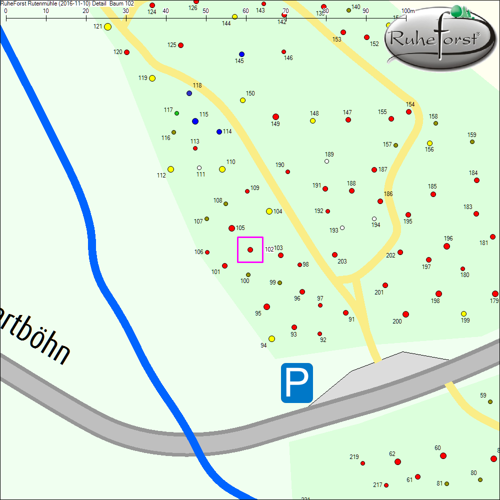 Detailkarte zu Baum 102