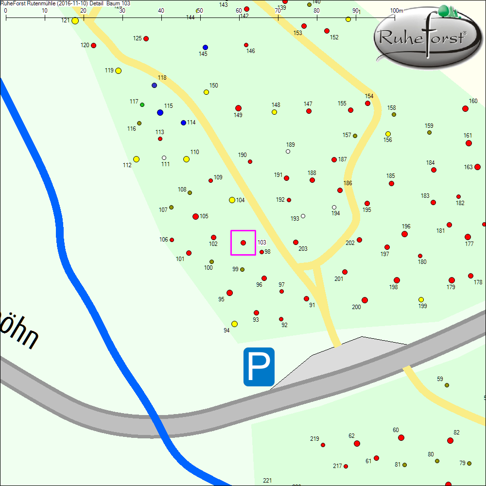 Detailkarte zu Baum 103
