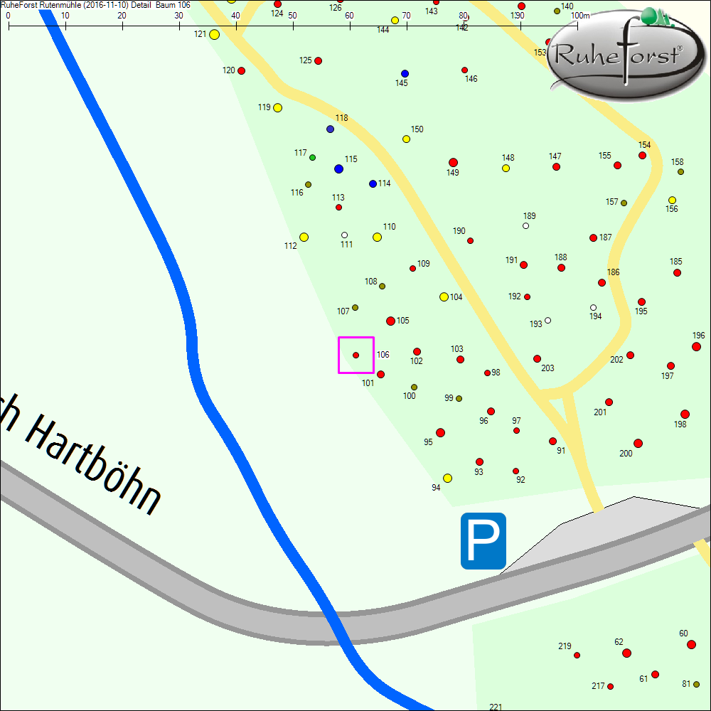 Detailkarte zu Baum 106