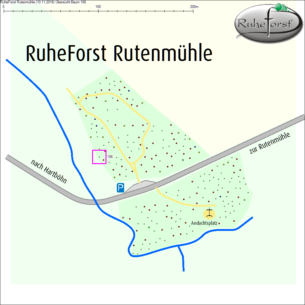 &Uuml;bersichtskarte zu Baum 106