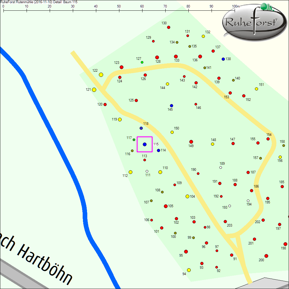 Detailkarte zu Baum 115