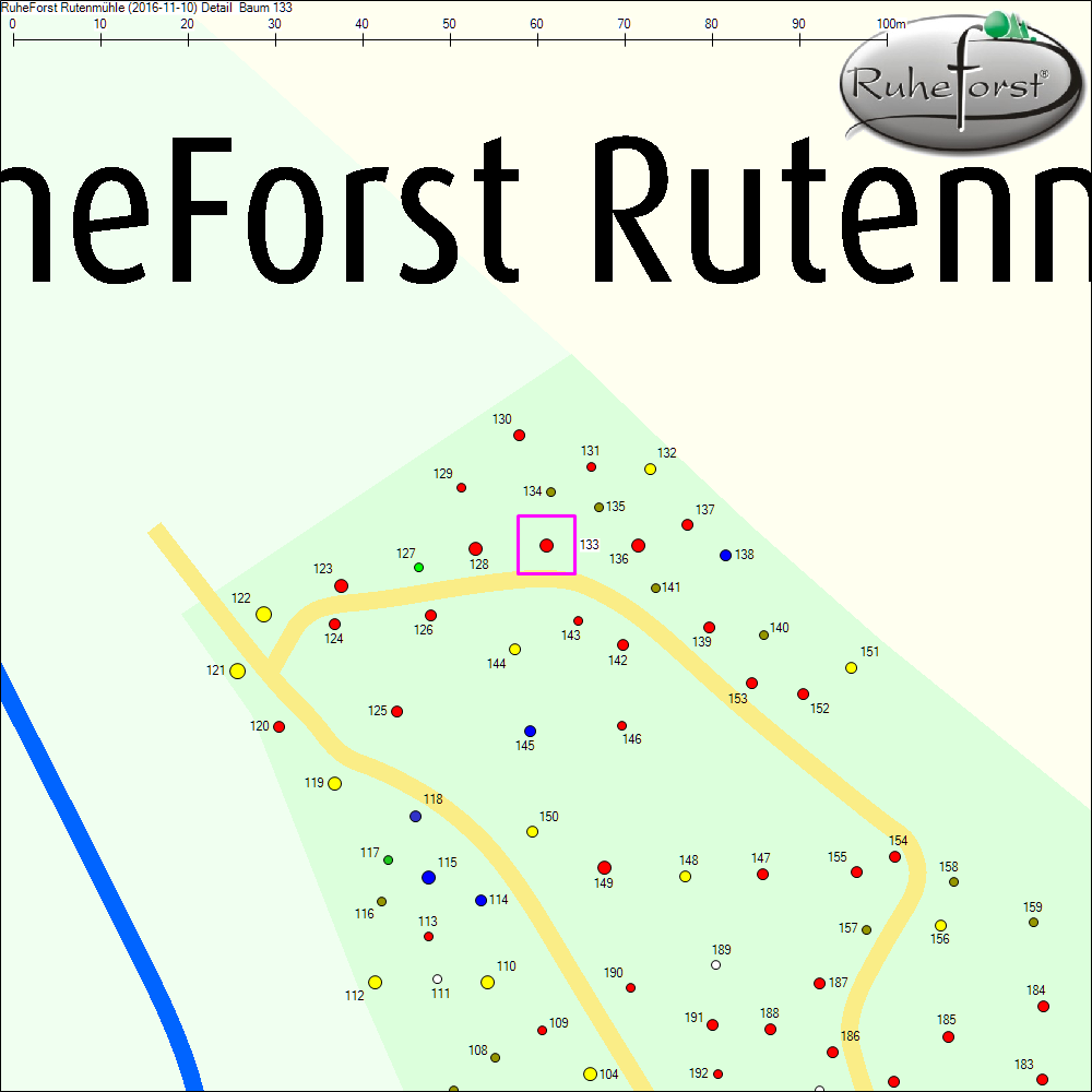 Detailkarte zu Baum 133