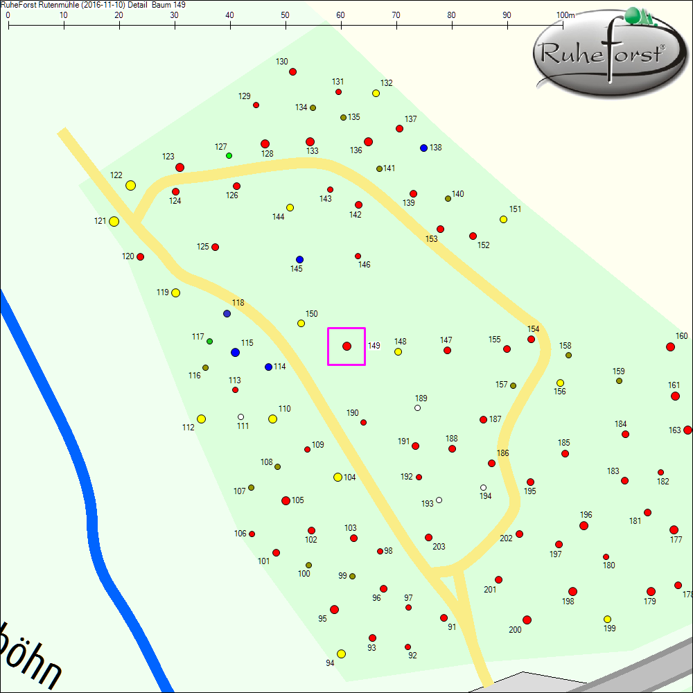 Detailkarte zu Baum 149