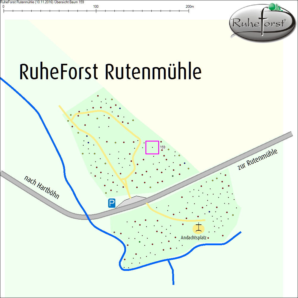 &Uuml;bersichtskarte zu Baum 159