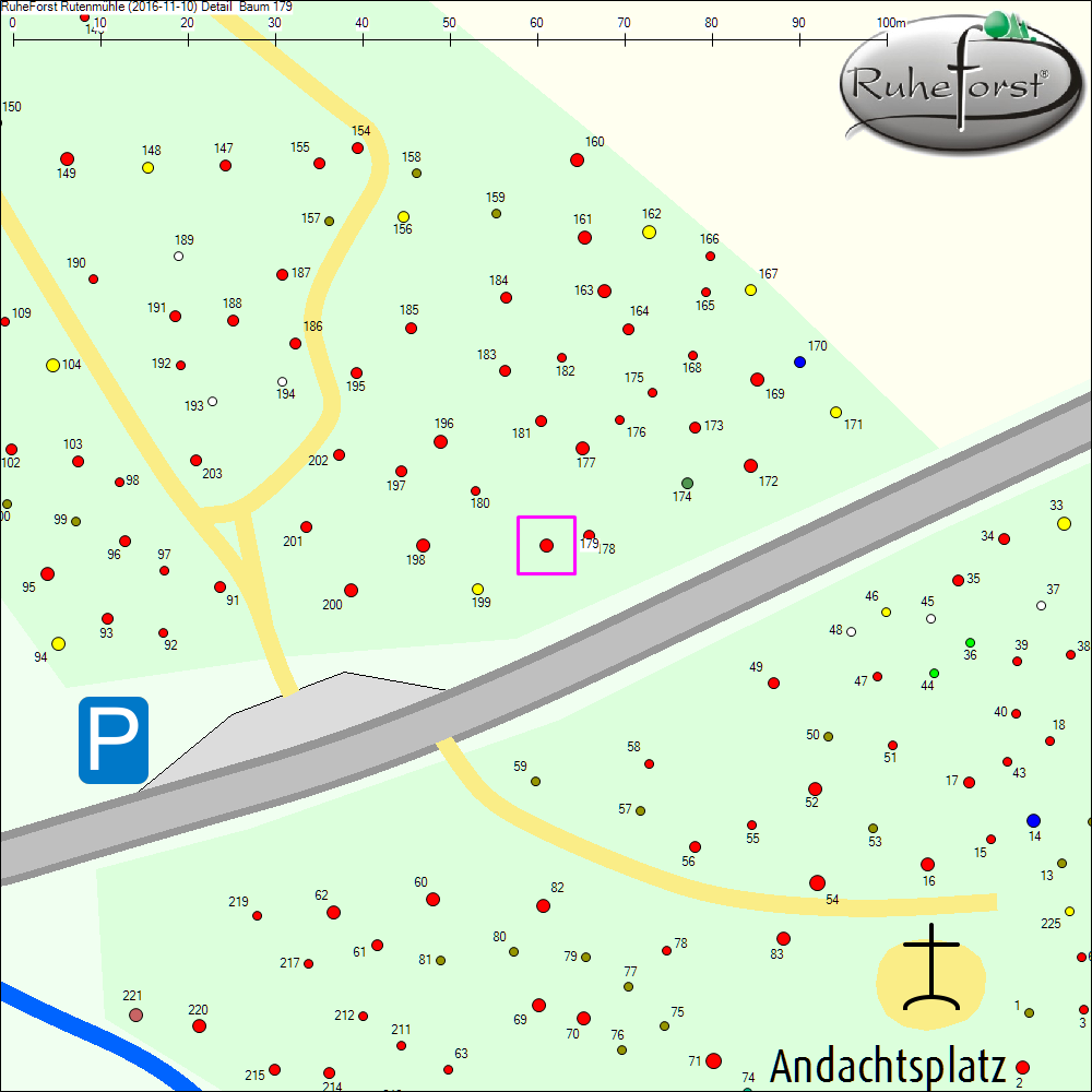 Detailkarte zu Baum 179