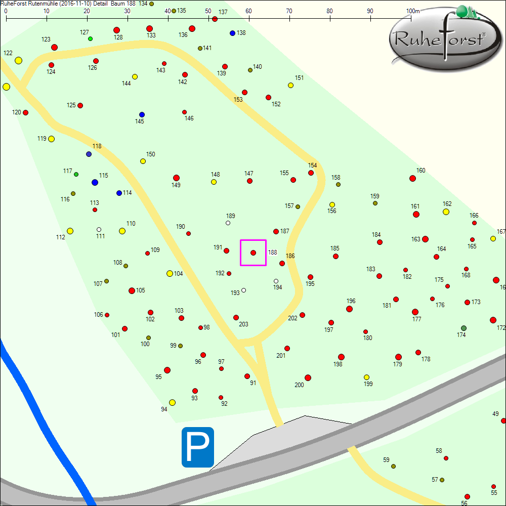 Detailkarte zu Baum 188