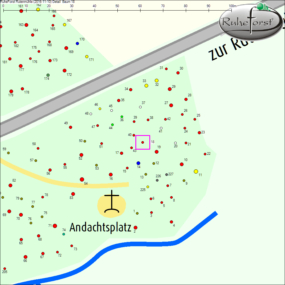 Detailkarte zu Baum 18