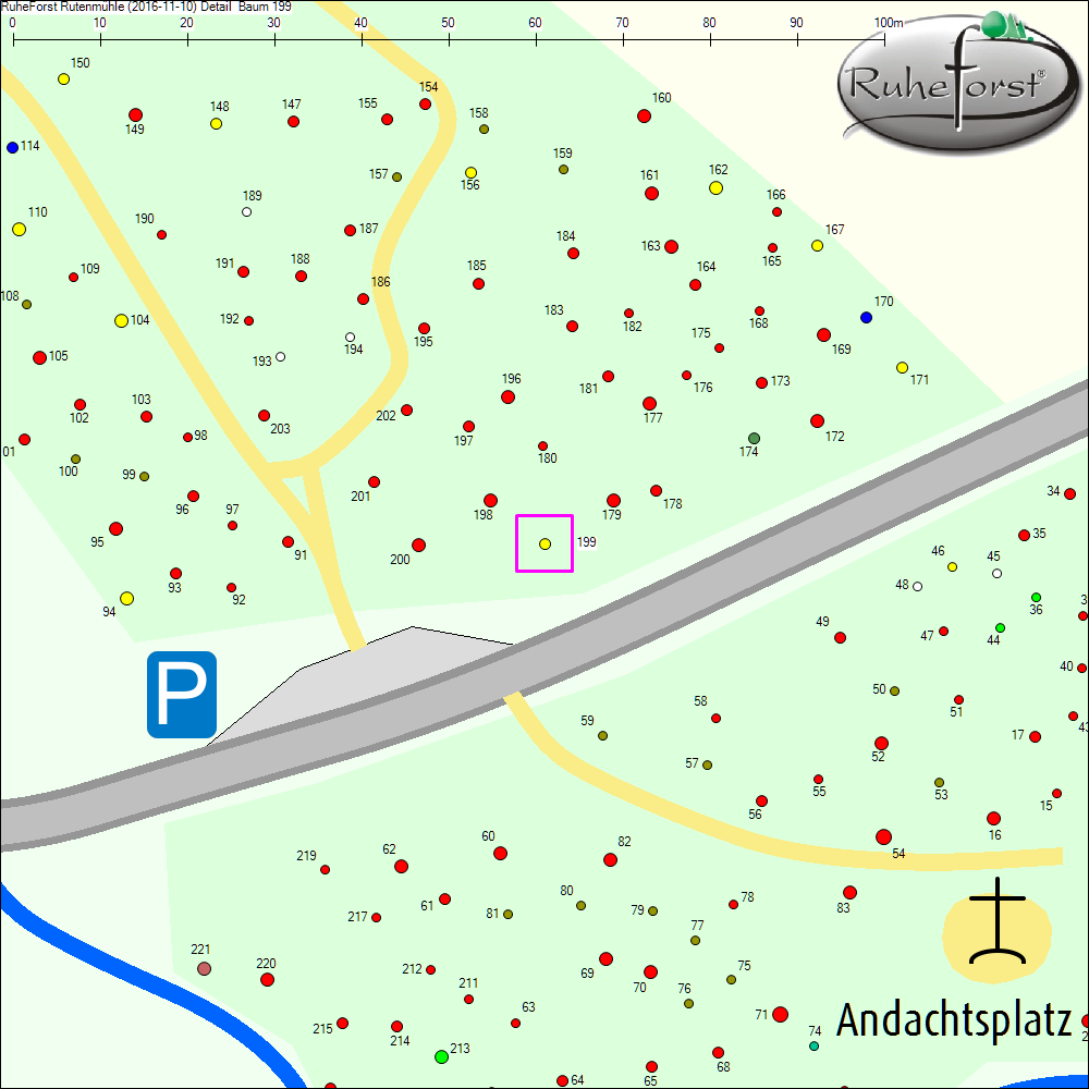 Detailkarte zu Baum 199