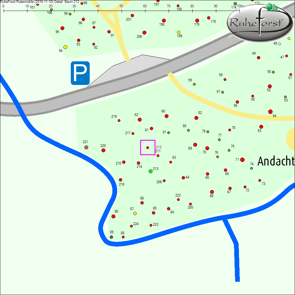 Detailkarte zu Baum 212