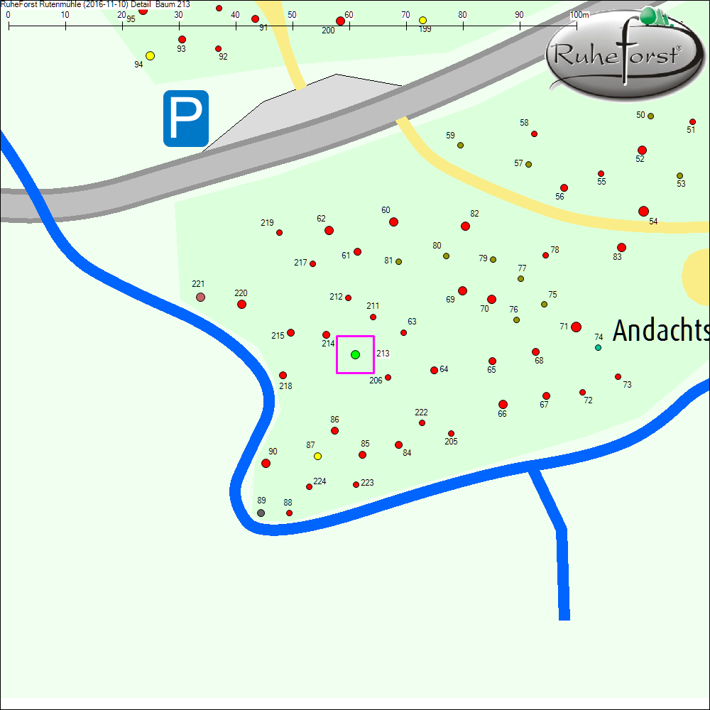Detailkarte zu Baum 213
