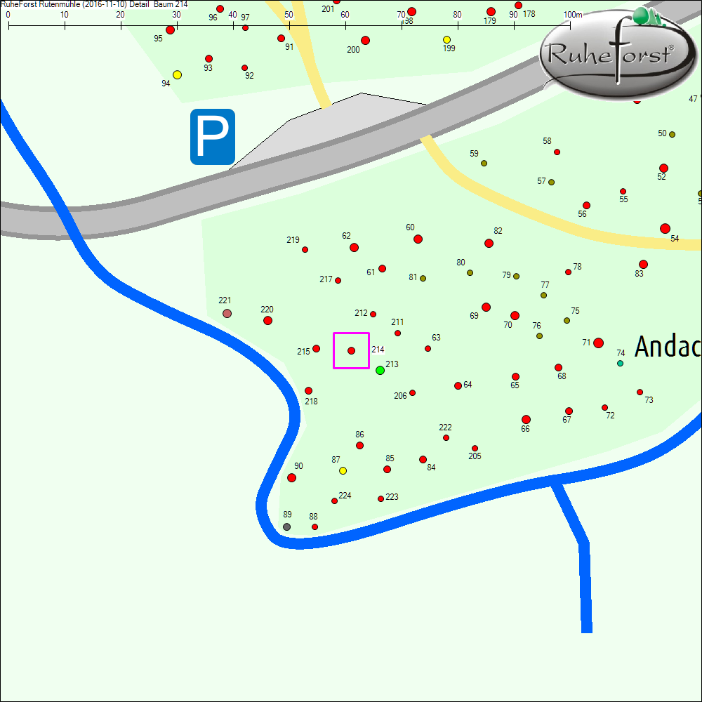 Detailkarte zu Baum 214