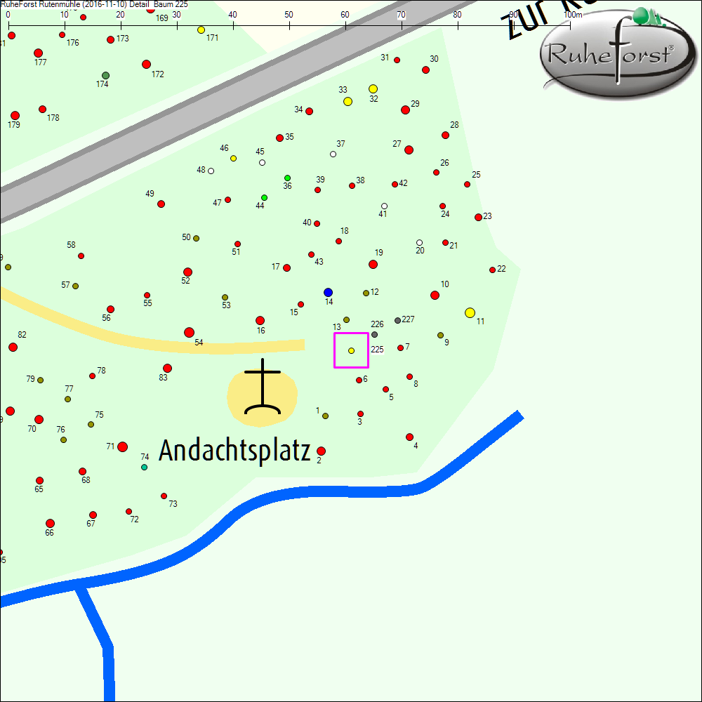 Detailkarte zu Baum 225