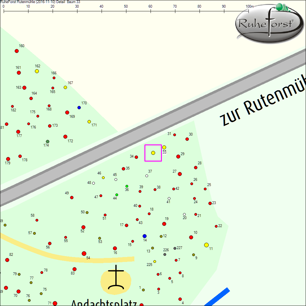 Detailkarte zu Baum 33