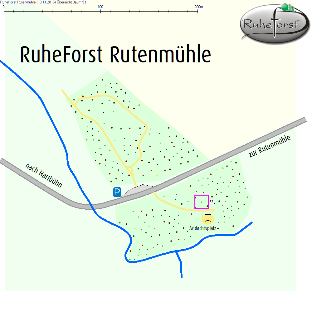 &Uuml;bersichtskarte zu Baum 53