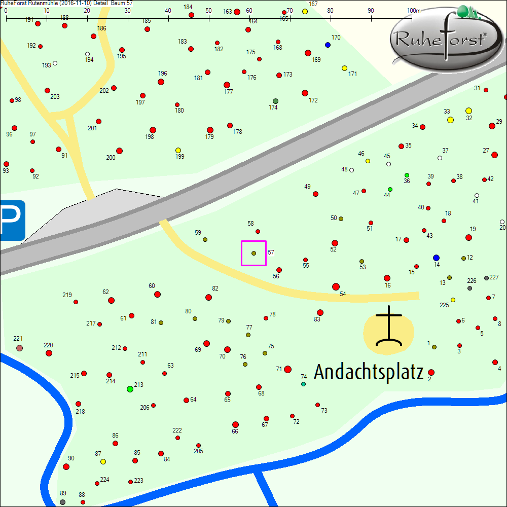 Detailkarte zu Baum 57