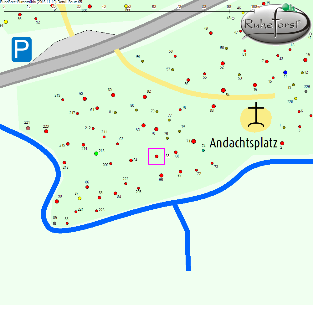 Detailkarte zu Baum 65