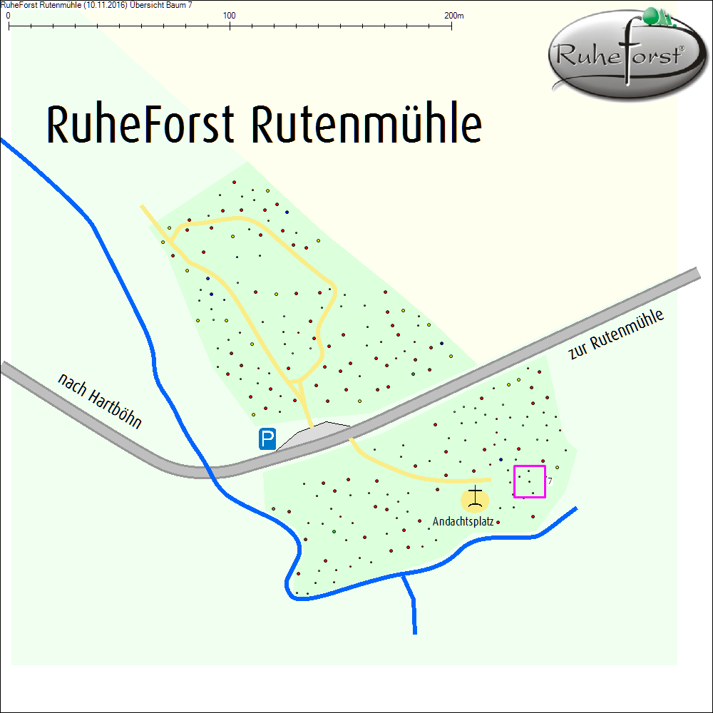 &Uuml;bersichtskarte zu Baum 7
