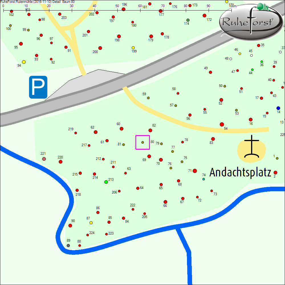 Detailkarte zu Baum 80