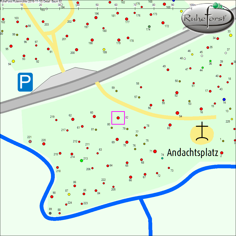 Detailkarte zu Baum 82