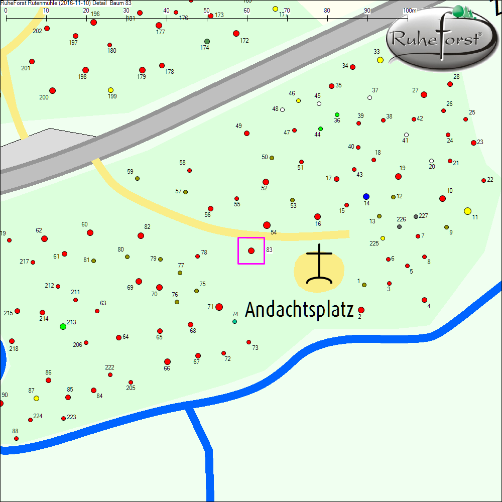 Detailkarte zu Baum 83