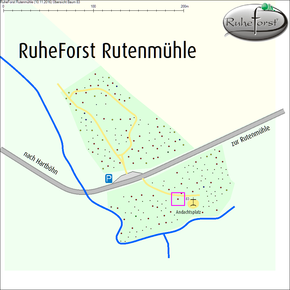 &Uuml;bersichtskarte zu Baum 83