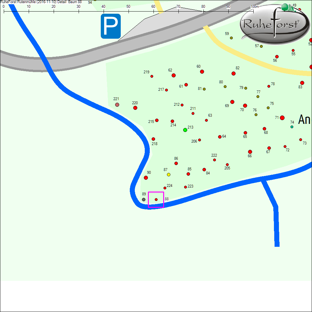Detailkarte zu Baum 88