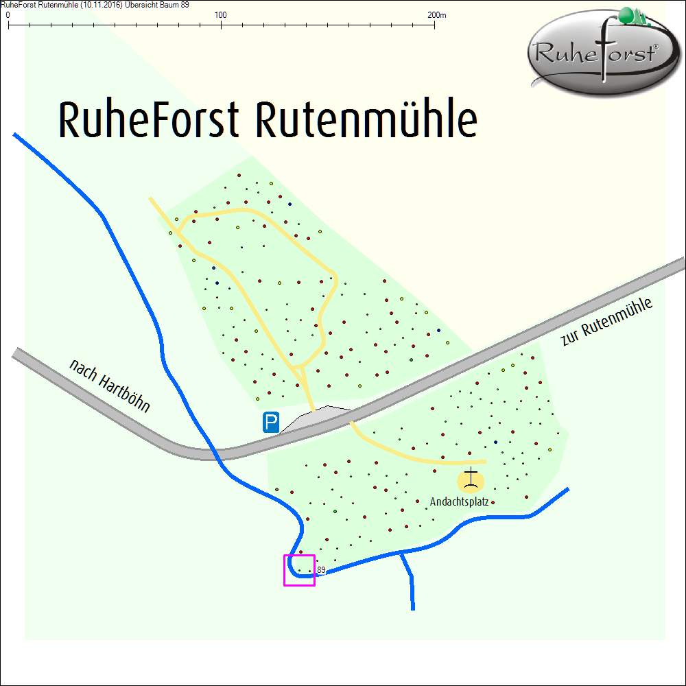 &Uuml;bersichtskarte zu Baum 89