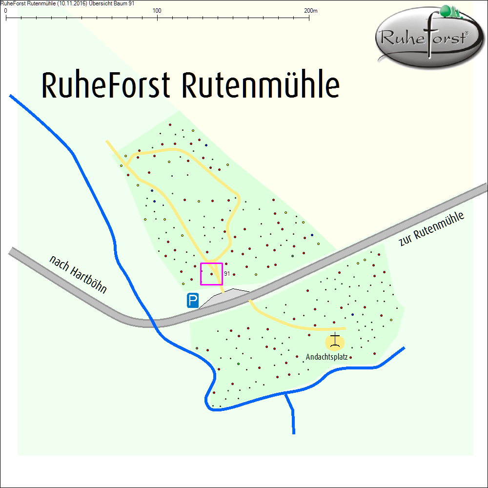 &Uuml;bersichtskarte zu Baum 91