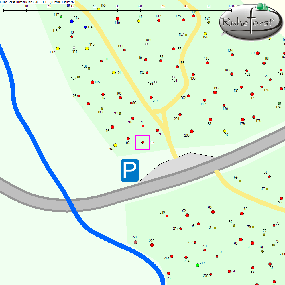 Detailkarte zu Baum 92