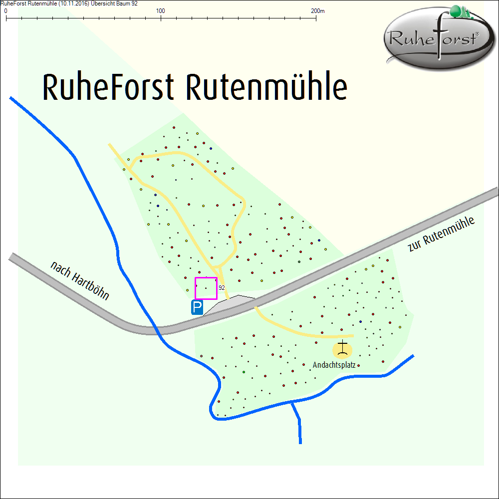&Uuml;bersichtskarte zu Baum 92