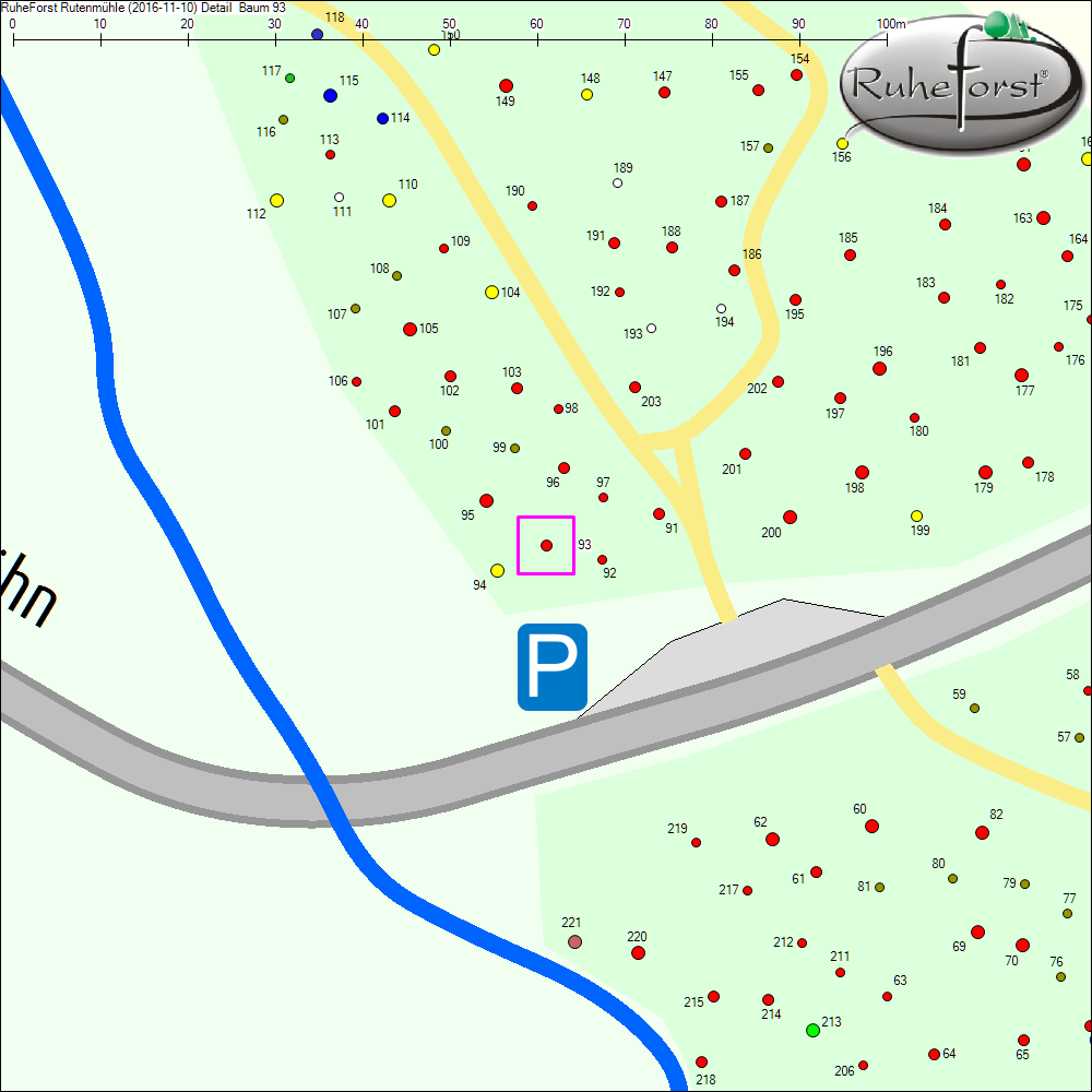 Detailkarte zu Baum 93