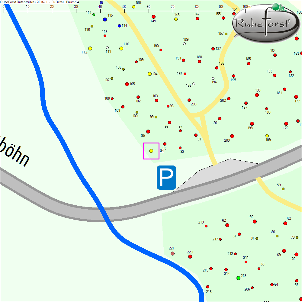 Detailkarte zu Baum 94