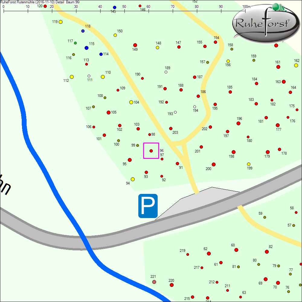 Detailkarte zu Baum 96