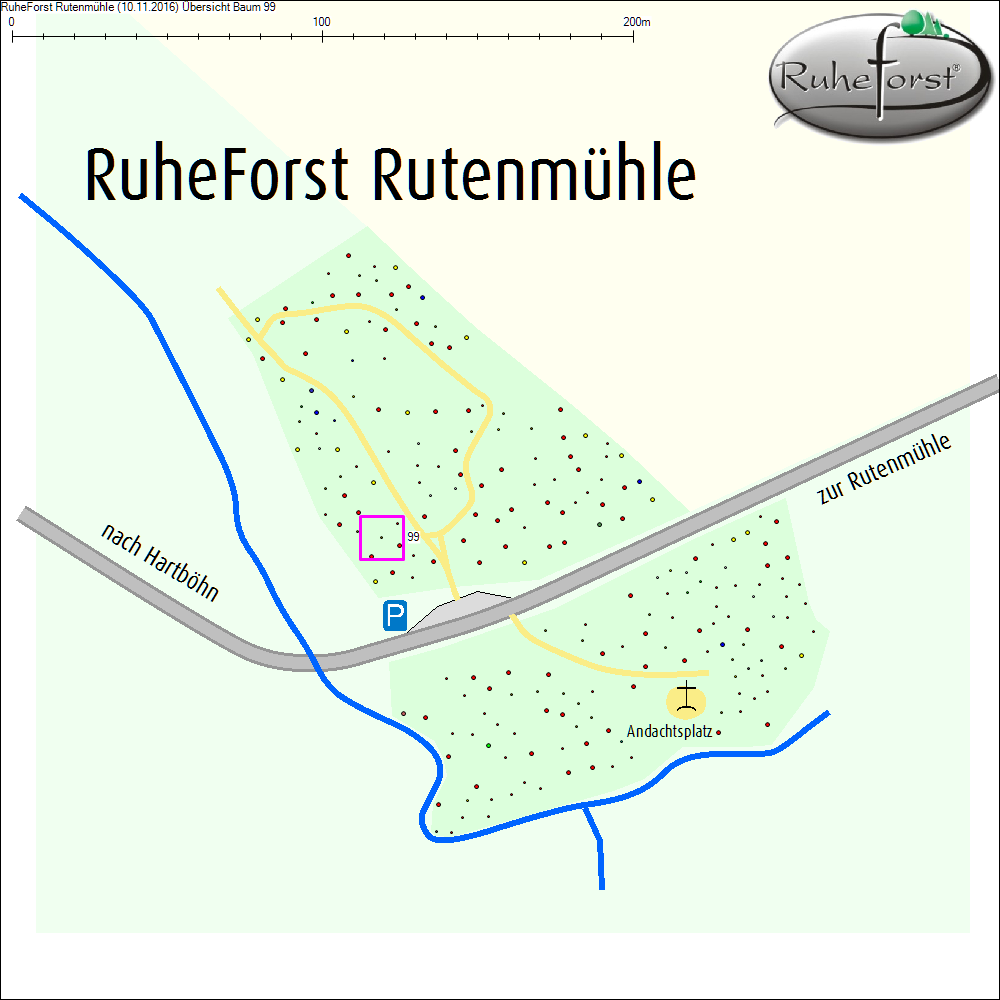 &Uuml;bersichtskarte zu Baum 99